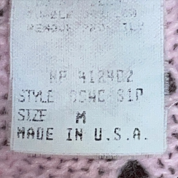 Vtg Womens Cardigan Sweater Medium Cape Shawl Open Weave Design Button USA Lot - Picture 11 of 16